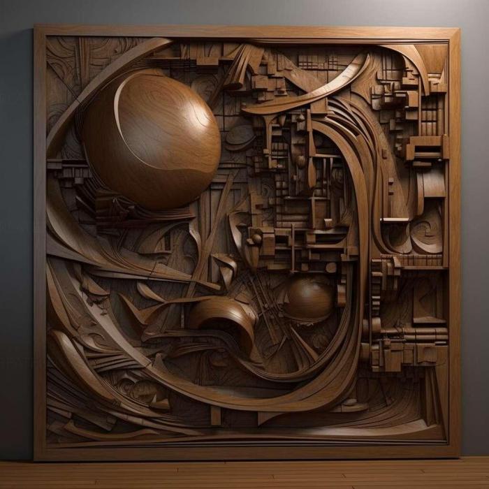 نموذج ثلاثي الأبعاد لآلة CNC 3D Art 